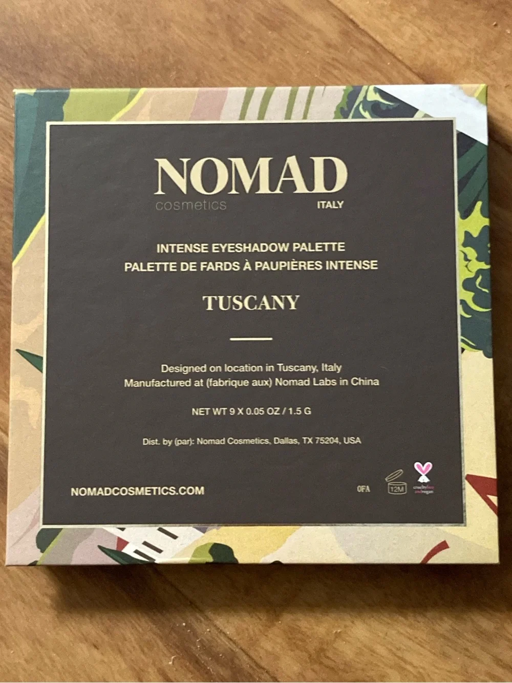 NOMAD Tuscany Intense Eyeshadow Palette - 9 shades - NEVER USED/SWATCHED - Picture 4 of 9